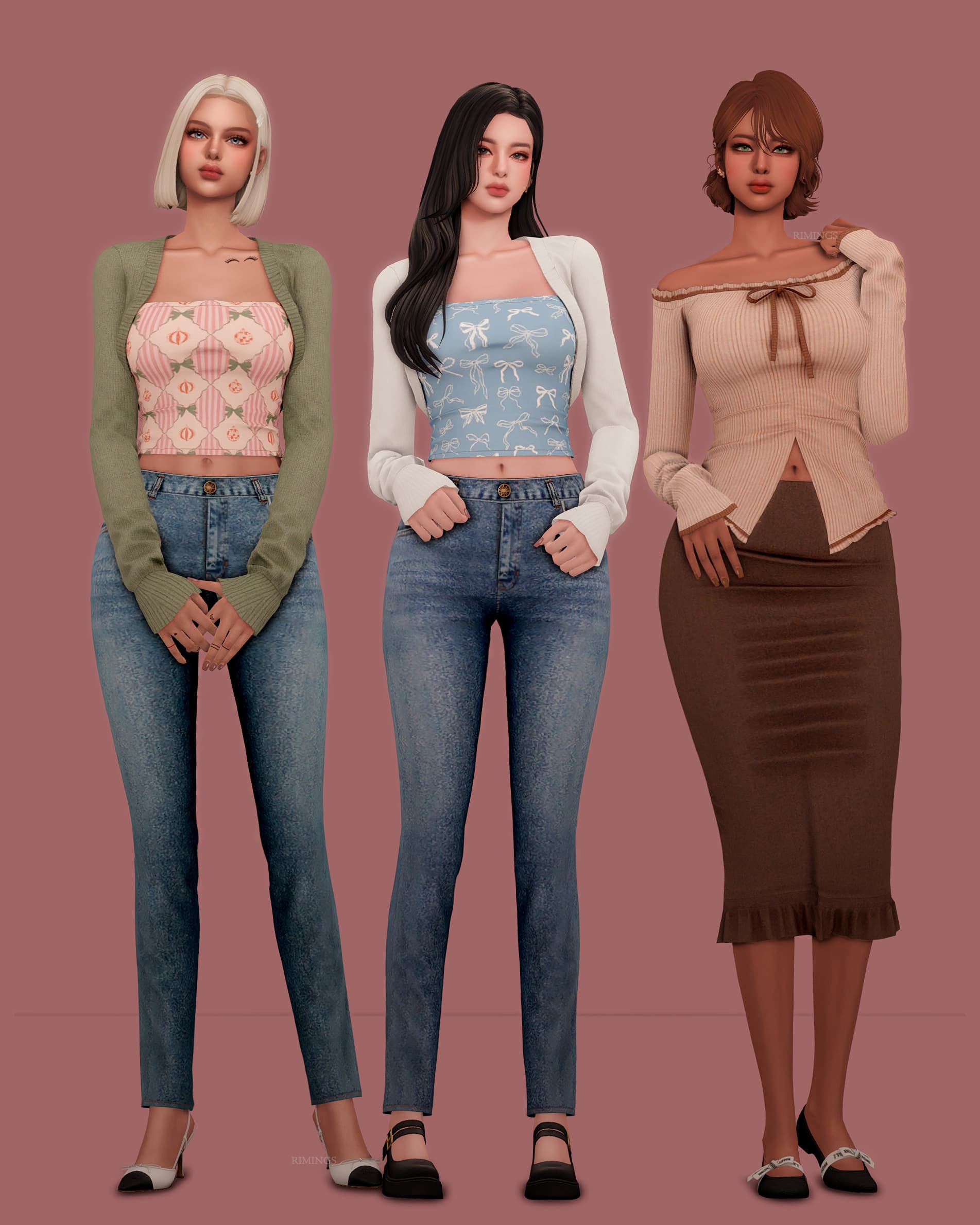 Галерея мода Сет одежды Everyday Muse Set #1
